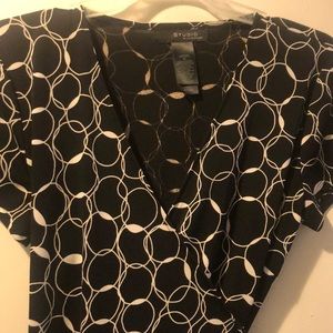 Liz Claiborne tie wrap dress